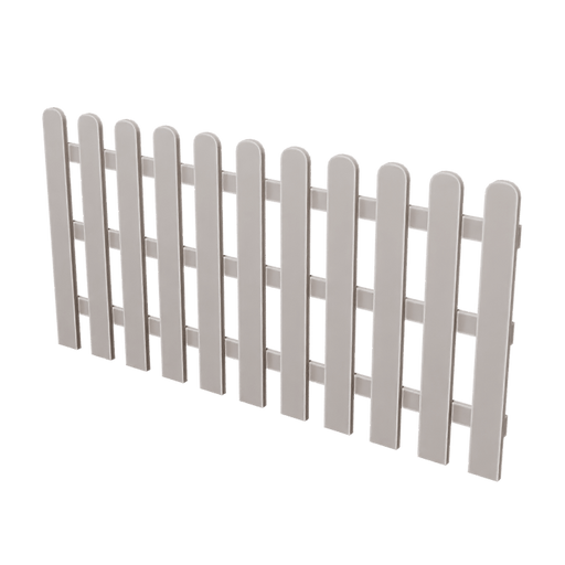 Rounded Picket Fence