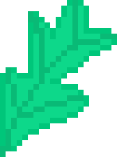 Simple Pixel Banana Leaf