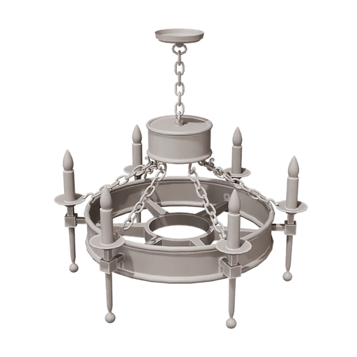 Iron Chandelier 01