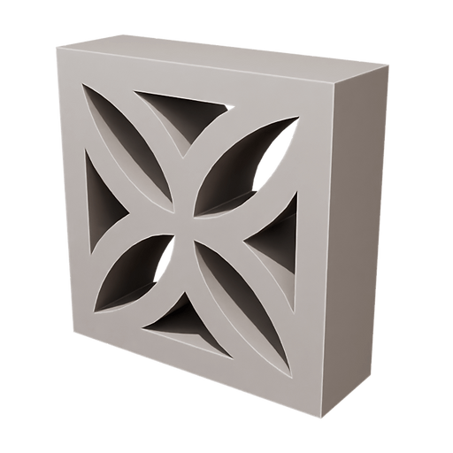 Moulded Breeze Block 03